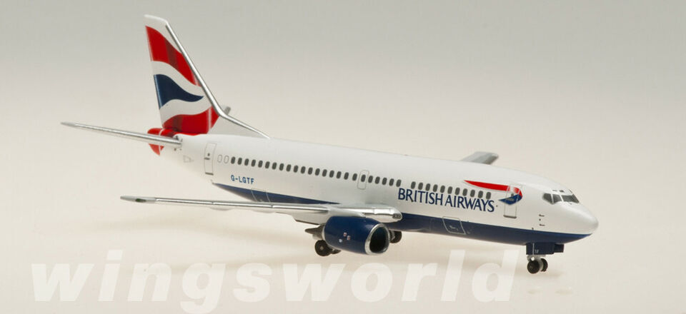 1:400 AeroClassics BRITISH AIRWAYS Boeing 737-300 Passenger Plane Diecast Model
