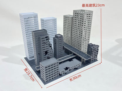 1/300 Building Model City Street House Scene Display Model