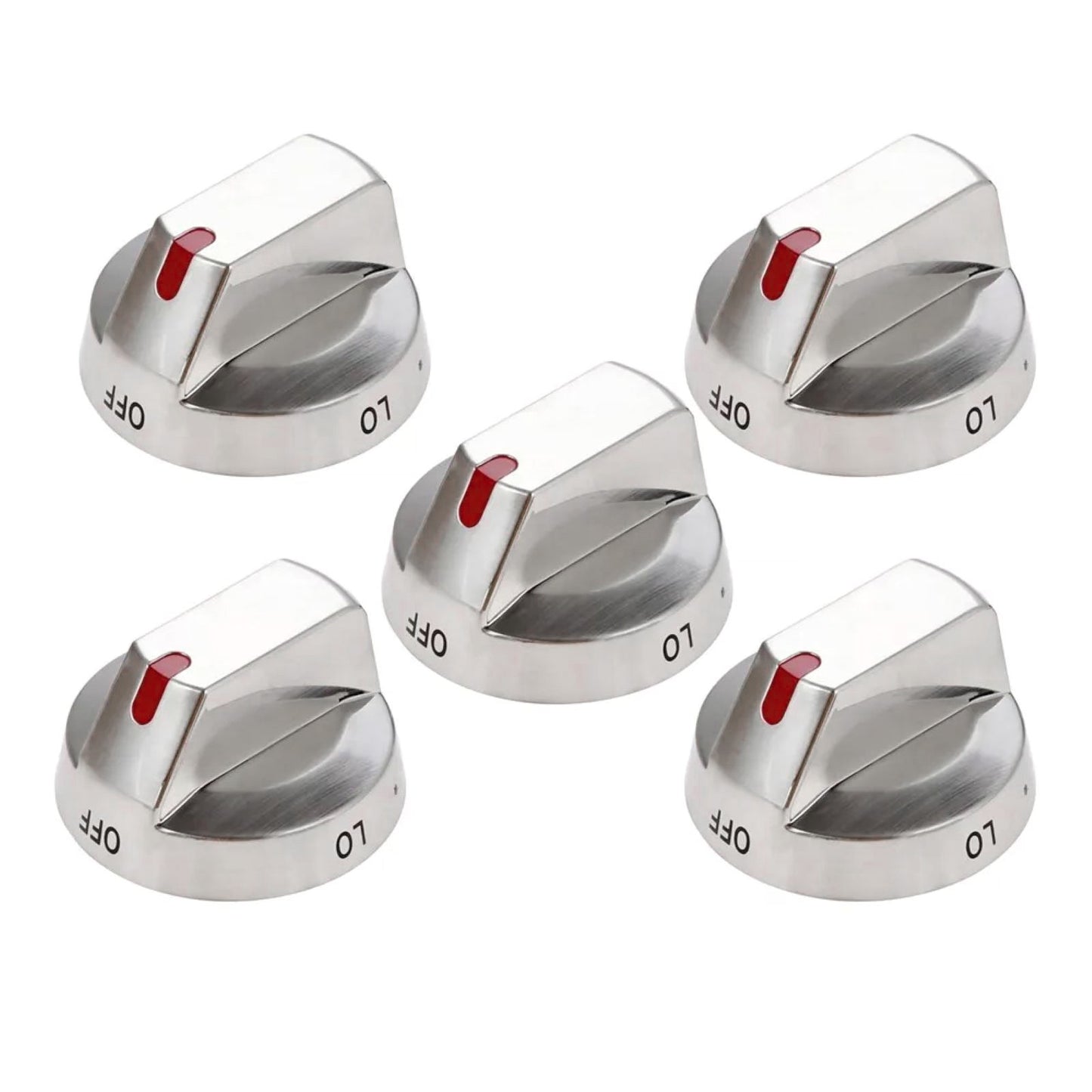 5Pcs/Set Gas Stove Top Burner Dial Knob Part DG64-00473A For Samsung Gas Stove