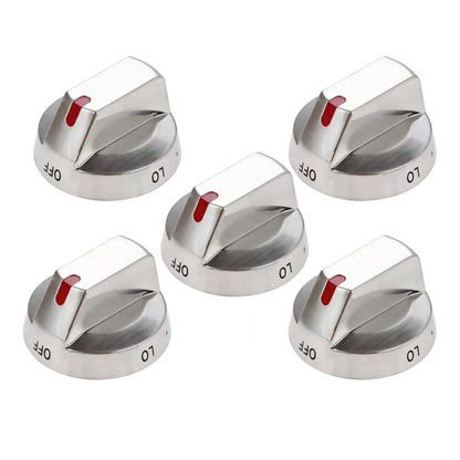 5Pcs/Set Gas Stove Top Burner Dial Knob Part DG64-00473A For Samsung Gas Stove