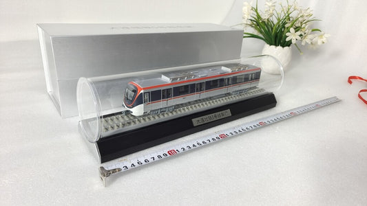 1:68 40CM Dalian Metro Line 5 Subway Vehicle Passenger Train Diecast Model