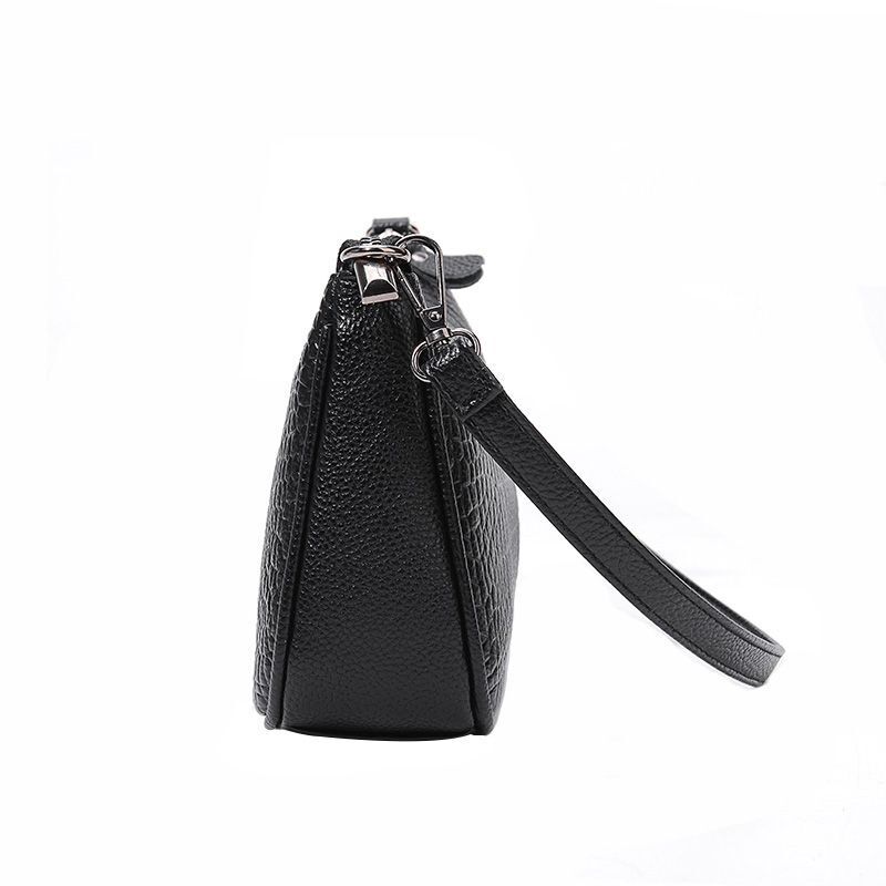 Genuine Leather Bag Fashion Cowhide Pattern Zipper Shoulder Messenger Handbags