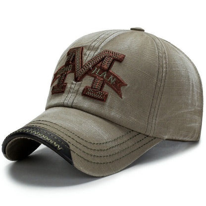 Adjustable Unisex Baseball Cap Hip Hop Caps Letters Cap Peaked Cap Sun Hat