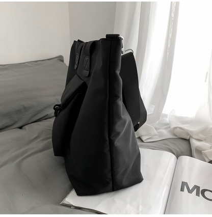 Nylon Bag Women Men Tote Shoulder Bag Handbag Casual Travel Fashion Waterproof