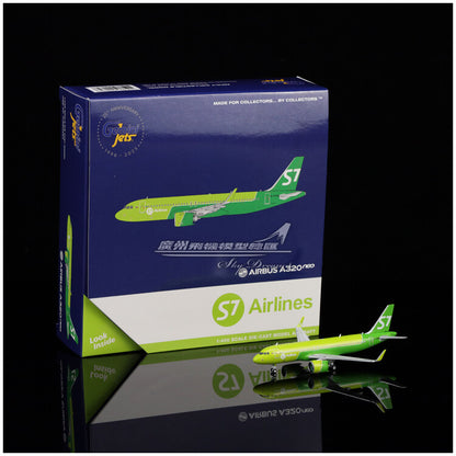 1:400 GeminiJets S7 Airlines AIRBUS A320neo Passenger Airplane Diecast Model