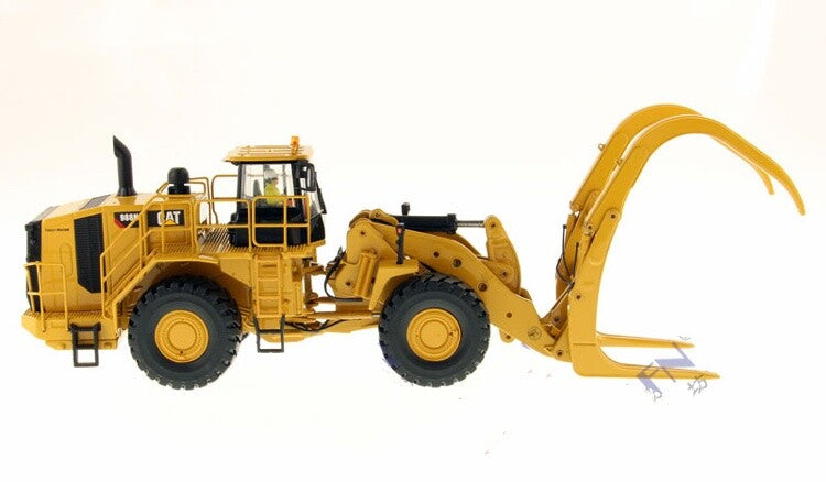 1:50 DM 988K WHEEL LOADER WITH LOG GRAPPLE Construction Machine Diecast Model