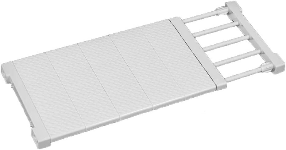Closet Shelf Dividers Expandable Wardrobe Organizer System Tension Rod Rack