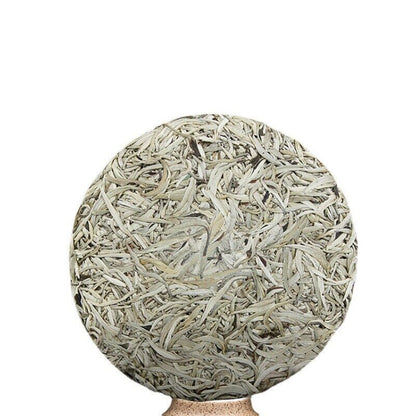 357g white hair silver needle Yunnan ancient tree tea cake moonlight white tea