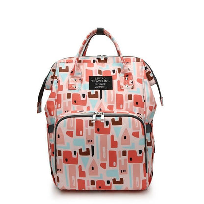 Backpacks Stroller Bag Large Outdoor Travel Bags Backpack 25*39*17 CM Oxford Red