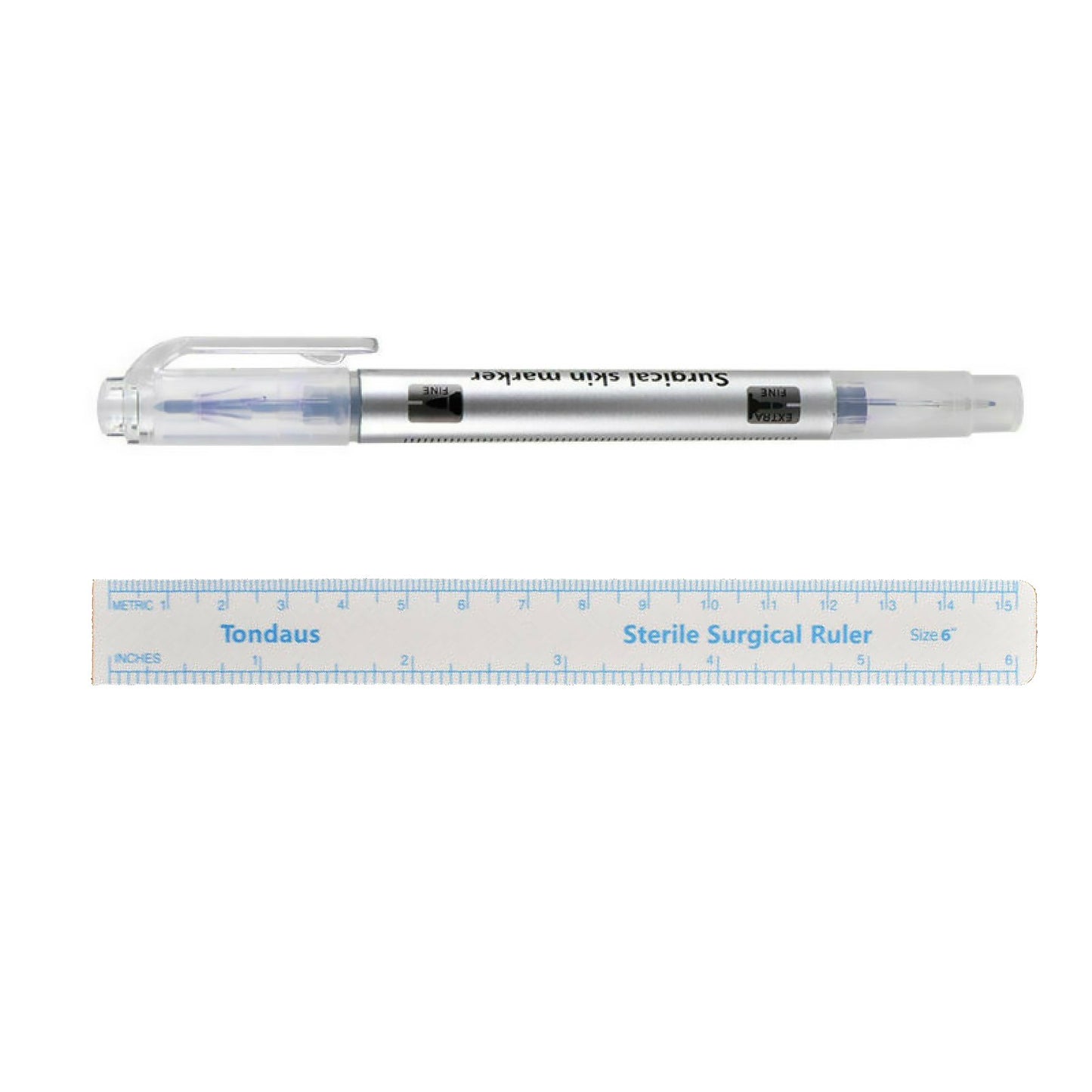 New Microblade Semi Permanent Makeup Eyebrow Tattoo Marking Pen Measuring Ruler