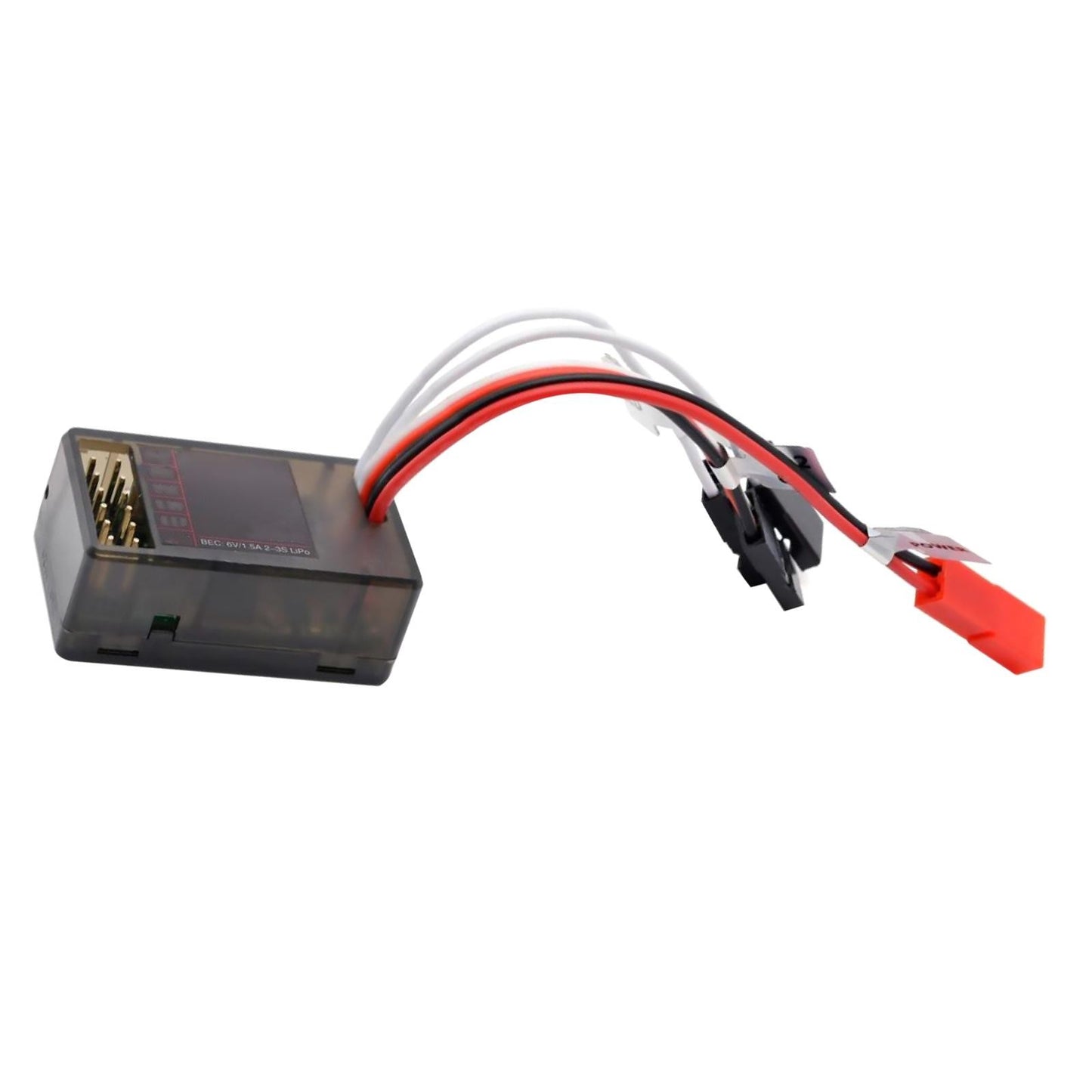 10A Brushed RC ESC 2s/3s Dual Way Brake LED Control for 1/28 1/24 RC Car Model a