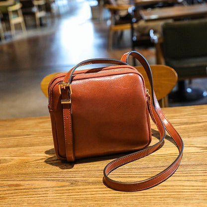 Vintage Style Shoulder Bag Simple Square Crossbody Bags Handbags Messenger Bags
