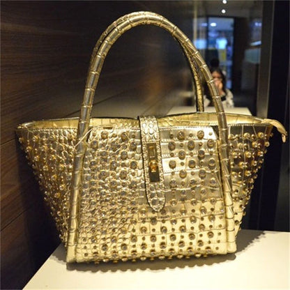 Handbag Diamond Dumpling Bag Shoulder Messenger Purse Rhinestone Handbag 1 PC