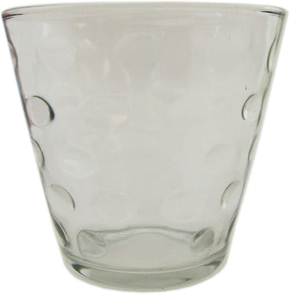 4 Pack of Colorful Whiskey Glasses - Glass Cups for Water, Wine, Beer, Iced Tea