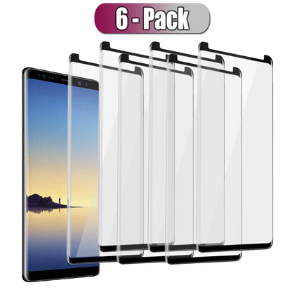 For Samsung Galaxy Note 8 Slim Glossy Full Cover Tempered Glass Screen Protector