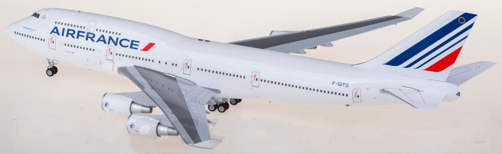 1:200 SQ Wings Air France Boeing 747-400 Passenger Airplane Diecast Plane Model