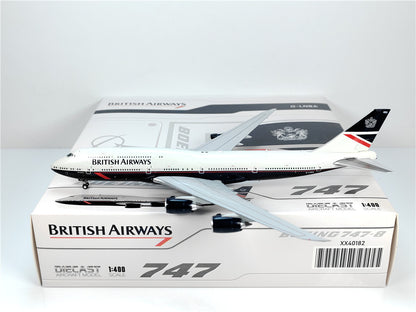 1:400 JC Wings BRITISH AIRWAYS BOEING B747-8i Passenger Airplane Diecast Model