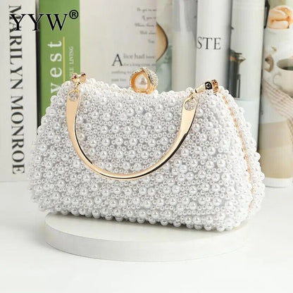Bag Lady Wedding Women Pearl Handbags Party Dinner Shoulder Bags