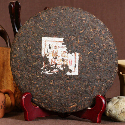 826 * 2014 Yunnan Longrun Ripe Puer Tea Cake LinCang Old Tree 357g Shou Pu-erh