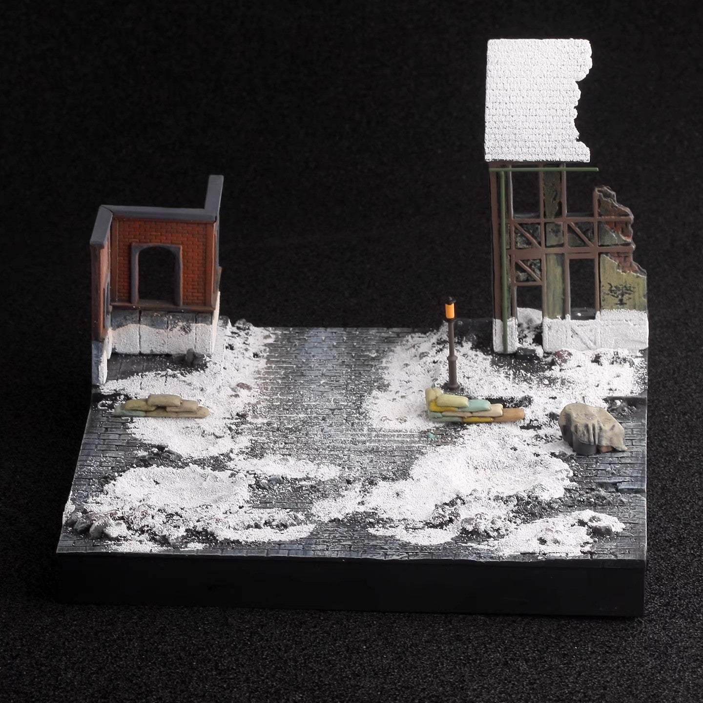 PMA 1/72 WWII Europe Scene Floor Finished Model Toys (Without Tank Figures)