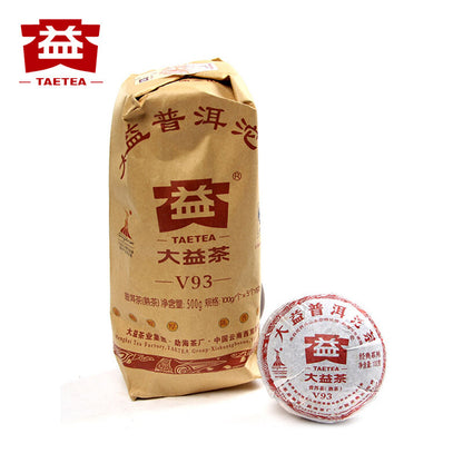 Pu'er V93 Tea * 2010 TAETEA Menghai Dayi Pu-erh Tea Tuo Cha Puer Ripe Tuocha