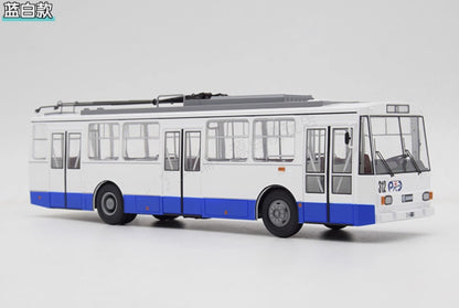 1:43 SSM Eastern Europe SKODA-14TR Large Trolleybus Passenger Car Diecast Model