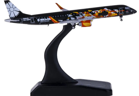1:400 JC Wings Belavia Embraer ERJ-190-200LR Passenger Airplane Diecast Model