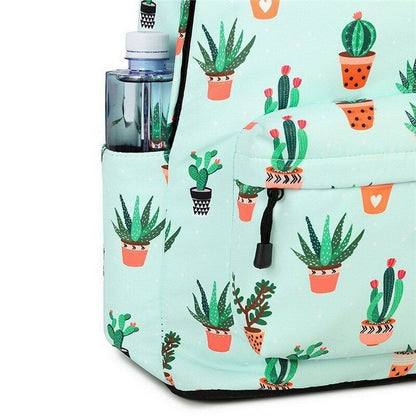 Waterproof Nylon Lightweight Backpack Women 16.5 inch School Student Book Bags