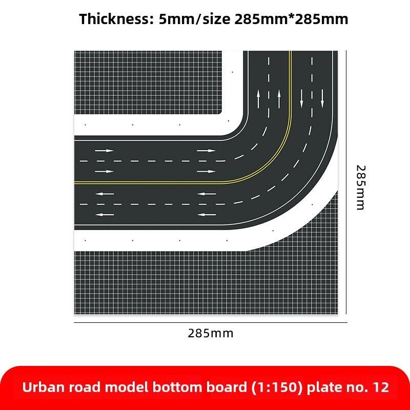 1/150 Building Model City Road Building DIY Scene Display Model Gifts