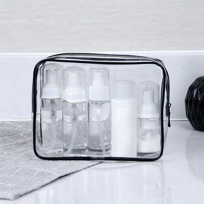 1PC Transparent Cosmetic Bag PVC Clear Makeup Case Travel Organizer Storage Bags