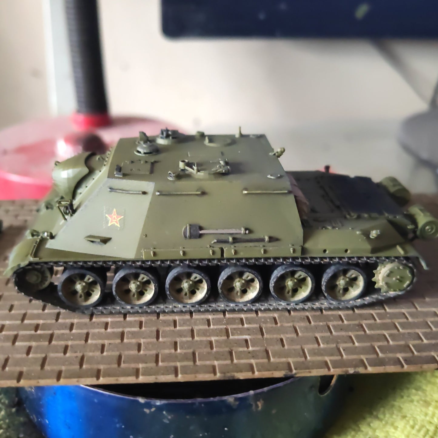 3D Printed 1/72 Chinese Wz113G Tank Destroyer Finished Product