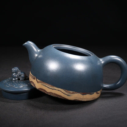 Chinese Yixing Purple Clay Teapot Tea Set Pot Zisha Ceramic Cute Decor Figurine
