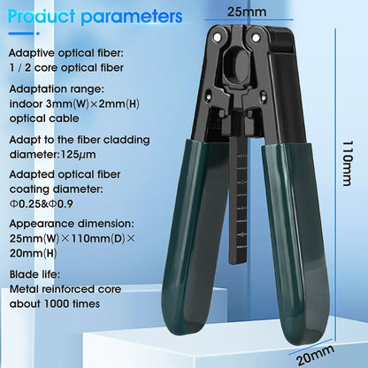 Fiber Optic Stripping FTTH Fiber Optic Cable Stripper Striping Optical Pliers