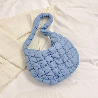 Casual Handbag for Women Cloth Shopper Shopping Bag Fabric Shoulder Side Bag