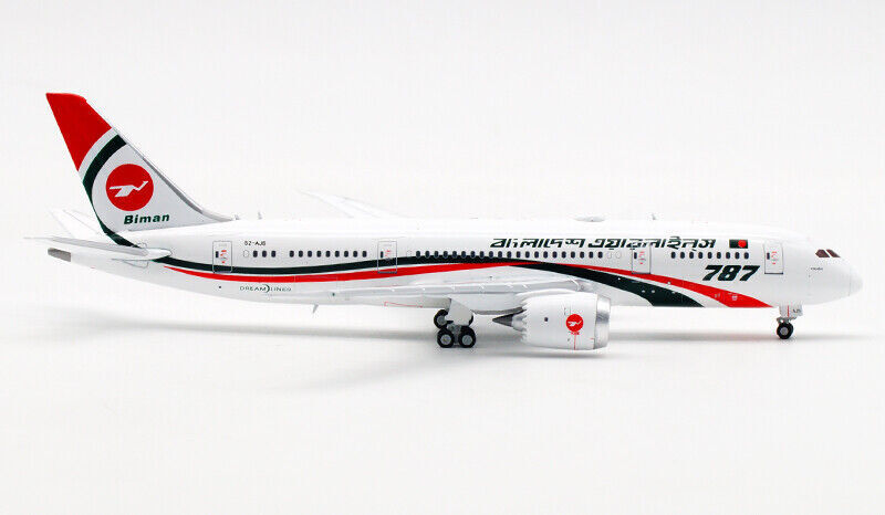 1:400 JC WINGS Biman BANGLADESH AIRLINES B787-8 Passenger Airplane Diecast Model