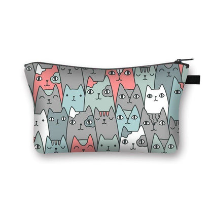 Cosmetic Bag Cartoon Toiletries Purse Small Clutch Makeup Handbag 13*15*21CM 1PC
