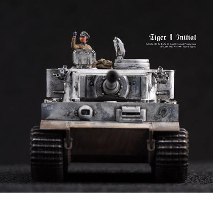1/72 Quenched German Tiger Tank Ear Tiger Leningrad Finished Model No Solider