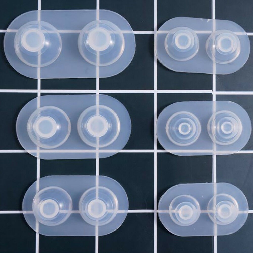 12 Sizes 0.6-2.2cm Multifunctional Clear Silicone Doll Eye Mold Resin DIY Craft