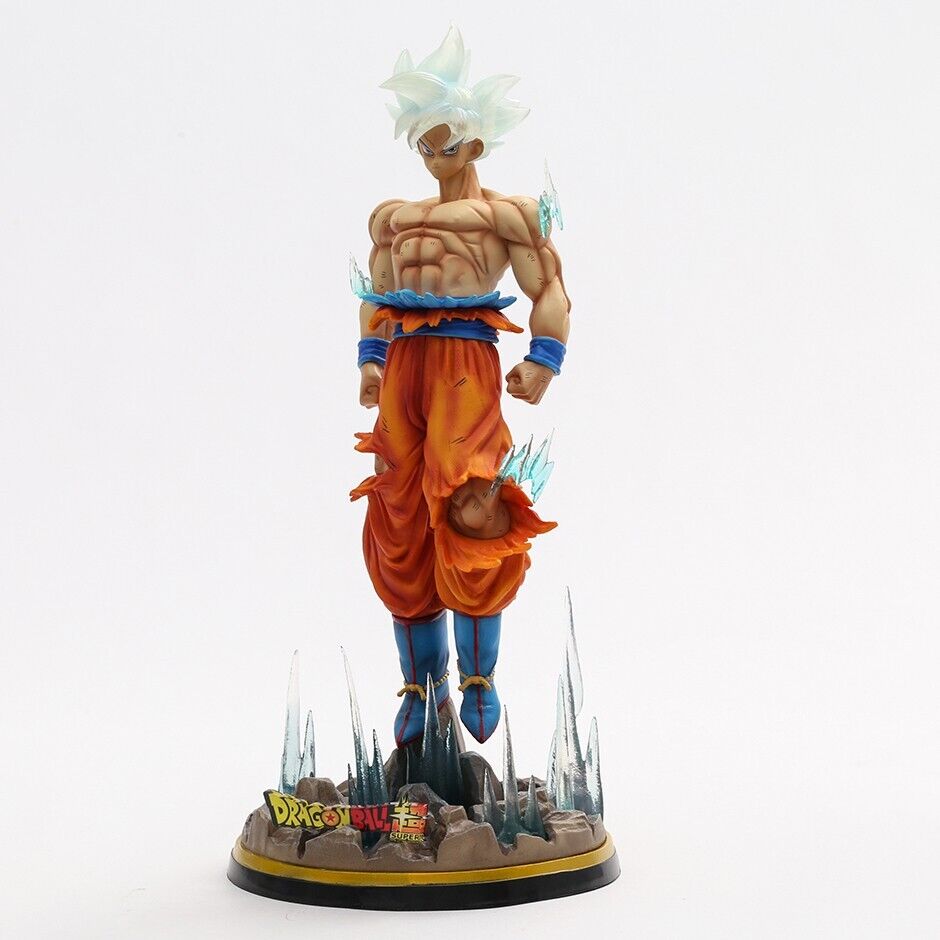 Dragon Ball SUPER Son Goku Ultra Instinct PVC Actionfigur Statue mit Licht-