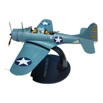 WWII 1:72 SBD Dauntless Dive Bomber Model Alloy Aircraft Simulation Ornaments