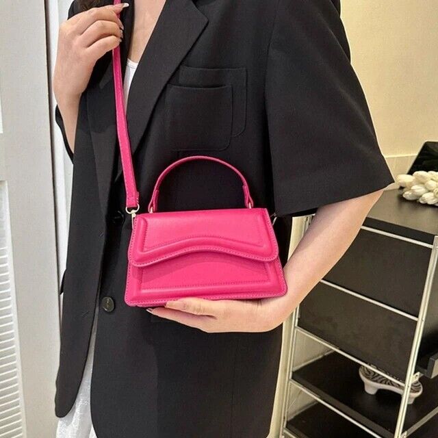 Women's Handbag Crossbody PU Leather High Quality Solid Color Messenger Bag Gift