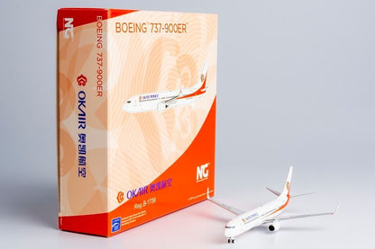 1:400 NG Model Okay Airways BOEING 737-900ER Passenger Airplane Diecast Model