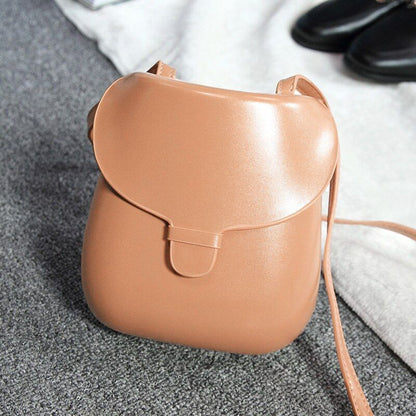Vintage Messenger Bag Shoulder Purse Synthetic Leather Crossbody Bag 17*16*3 CM