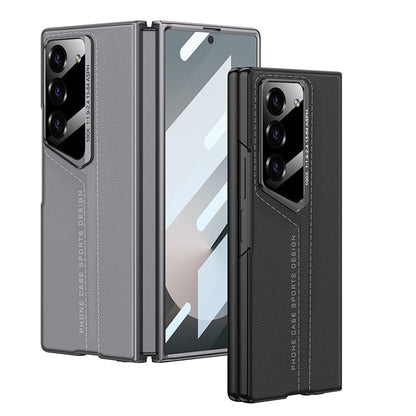 Ultra-thin Skin Feel Phone Case for SAMSUNG Galaxy Fold 6 PU Leather Back Cover