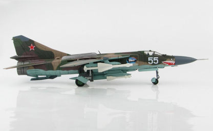 HM MIG-23MLD White 55 120 IAP Bagram AB 1/72 diecast plane model aircraft