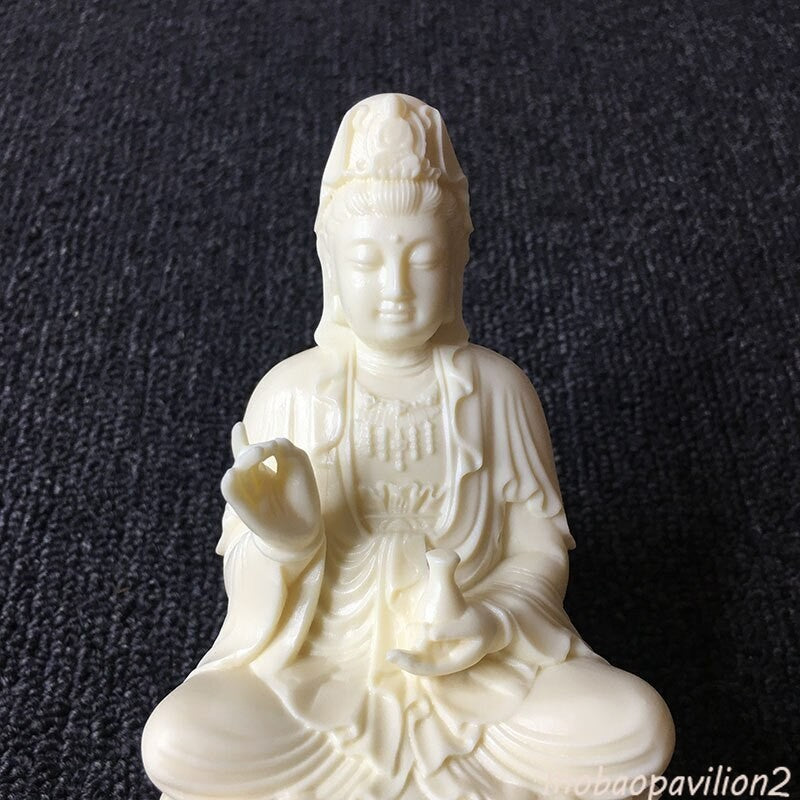 Resin Buddha Lotus Clean Bottle Guanyin Statue Statue Modern Sculpture