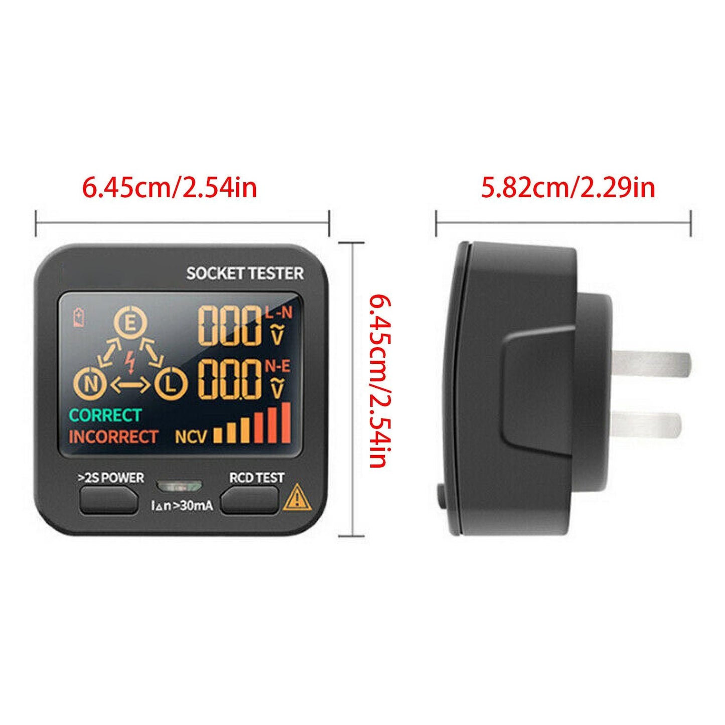 AC11 Socket Tester Digital Display Voltage Test Checker Detector US Plug-