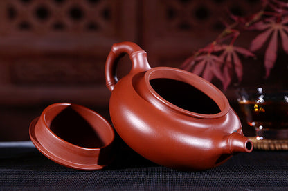 Marked Chinese Yixing Zisha Clay Pottery Handmade Bamboo Flower Teapot Tea Pot