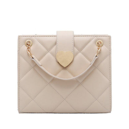 Crossbody Bags Synthetic Leather Shoulder Messenger Bag Chain Purse 19*9*22 CM