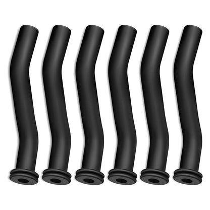 6PCS Vacuum Hose Compatible for Briggs & Stratton Engine Durable Rubber Material